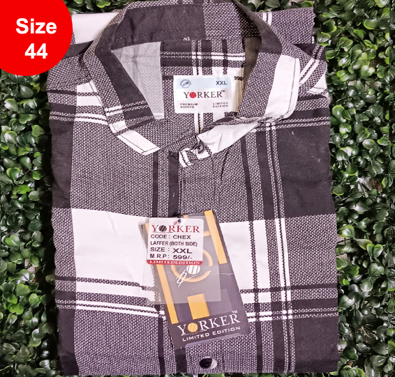 Men's Awesome Black Checked Jacket