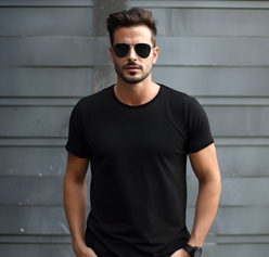 Men Colour Blocked Black Sneakers Shoes